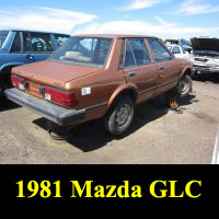 Junkyard 1981 Mazda GLC Sedan