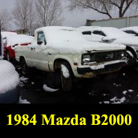 Junkyard 1984 Mazda B2000