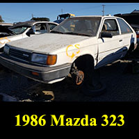 Junkyard 1986 Mazda 323