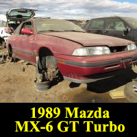 Junkyard 1989 Mazda MX-6 GT Turbo