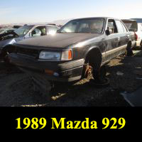 Junkyard 1989 Mazda 929