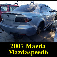 Junkyard 2007 Mazda Mazdaspeed6