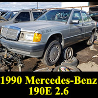Junkyard 1990 Mercedes-Benz 190E 2.6