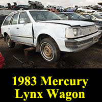 Junkyard 1983 Mercury Lynx wagon