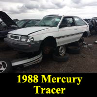 Junkyard 1988 Mercury Tracer