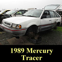 Junkyard 1989 Mercury Tracer