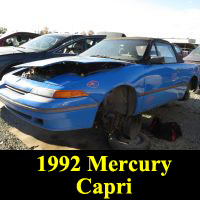 Junkyard 1992 Mercury Capri