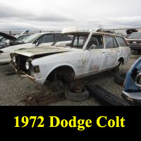 Junkyard 1972 Dodge Colt Wagon