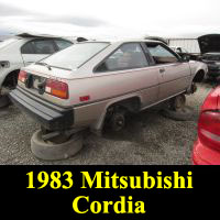 Junkyard 1983 Mitsubishi Cordia