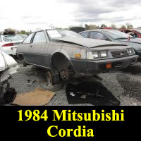 Junkyard 1984 Mitsubishi Cordia