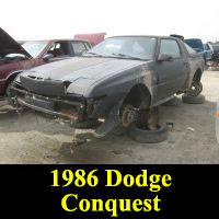 Junkyard 1986 Dodge Conquest