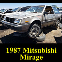 Junkyard 1987 Mitsubishi Mirage