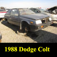 Junkyard 1988 Dodge Colt