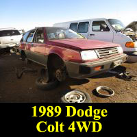 Junkyard 1988 Dodge Colt 4WD