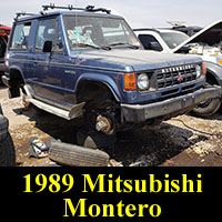 Junkyard 1989 Mitsubishi Montero