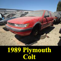 Junkyard 1989 Plymouth Colt