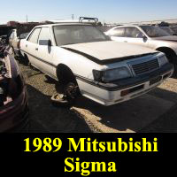 Junkyard 1989 Mitsubishi Sigma
