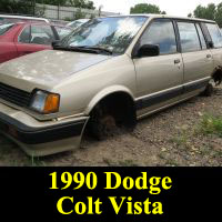 Junkyard 1990 Dodge Colt Vista