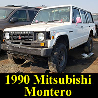 1990 Mitsubishi Montero in junkyard