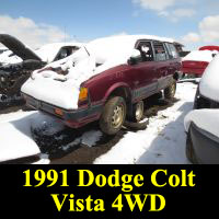 Junkyard 1991 Dodge Colt Vista 4WD