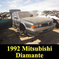 Junkyard 1992 Mitsubishi Diamante LS