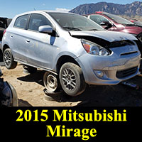 Junkyard 2015 Mitsubishi Mirage