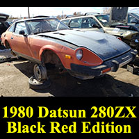 Junkyard 1980 Datsun 280ZX Black Red Edition