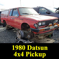 Junkyard 1980 Datsun 4x4 pickup