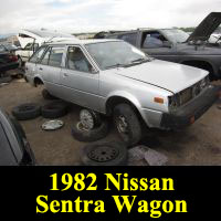 Junkyard 1982 Nissan Sentra wagon