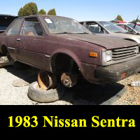 Junkyard 1983 Nissan Sentra