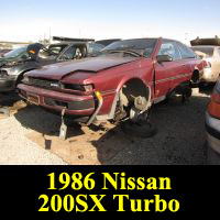 Junkyard 1986 Nissan 200SX Turbo