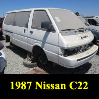 Junkyard 1987 Nissan Van GXE