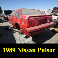 Junkyard 1989 Nissan Pulsar NX