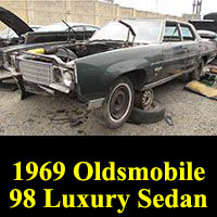 Junkyard 1969 Oldsmobile Ninety-Eight Luxury Sedan