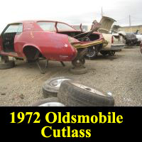 Junkyard 1972 Oldsmobile Cutlass