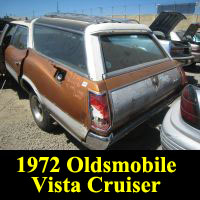 Junkyard 1972 Oldsmobile Vista Cruiser