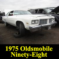 Junkyard 1975 Oldsmobile 98 Regency Luxury Coupe