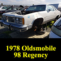 Junkyard 1978 Oldsmobile Ninety-Eight Regency Coupe
