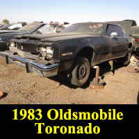 Junkyard 1983 Oldsmobile Toronado Brougham Coupe