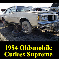 Junkyard 1984 Oldsmobile Cutlass Supreme Brougham