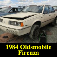 Junkyard 1984 Oldsmobile Firenza sedan