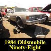 Junkyard 1984 Oldsmobile 98 Regency