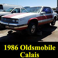 Junkyard 1986 Oldsmobile Calais