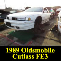 Junkyard 1989 Oldsmobile Cutlass Supreme FE3