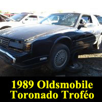 Junkyard 1989 Oldsmobile Toronado Trofeo