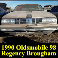 Junkyard 1990 Oldsmobile 98 Regency Brougham Sedan