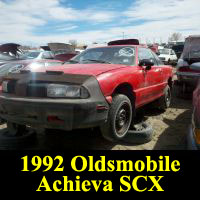 Junkyard 1992 Oldsmobile Achieva SCX