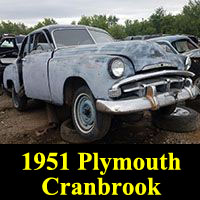Junkyard 1951 Plymouth Cranbrook