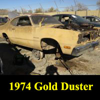 Junkyard 1974 Plymouth Gold Duster