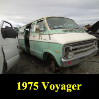 Junkyard 1975 Plymouth Voyager Van